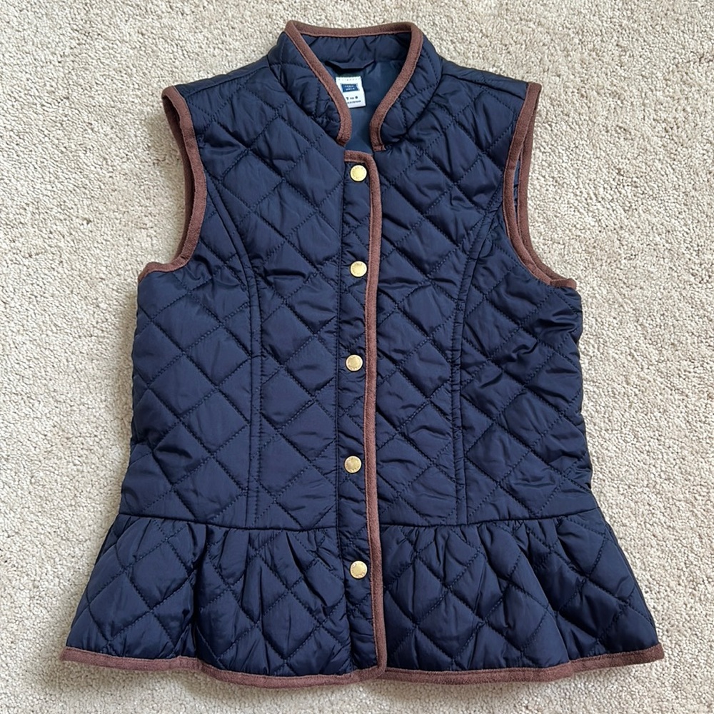 Janie & Jack girl quilted vest